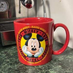 Disney Mickey Mouse Classic Red Mug from Disney Store